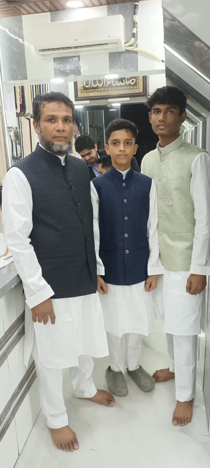 Bespoke Kurta Pajama with Tailored Nehru Waistcoat